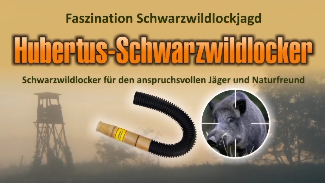 Wildlocker Hubertus & Buttolo Schwarzwildlocker  Wildschweinlocker Made in Germany 