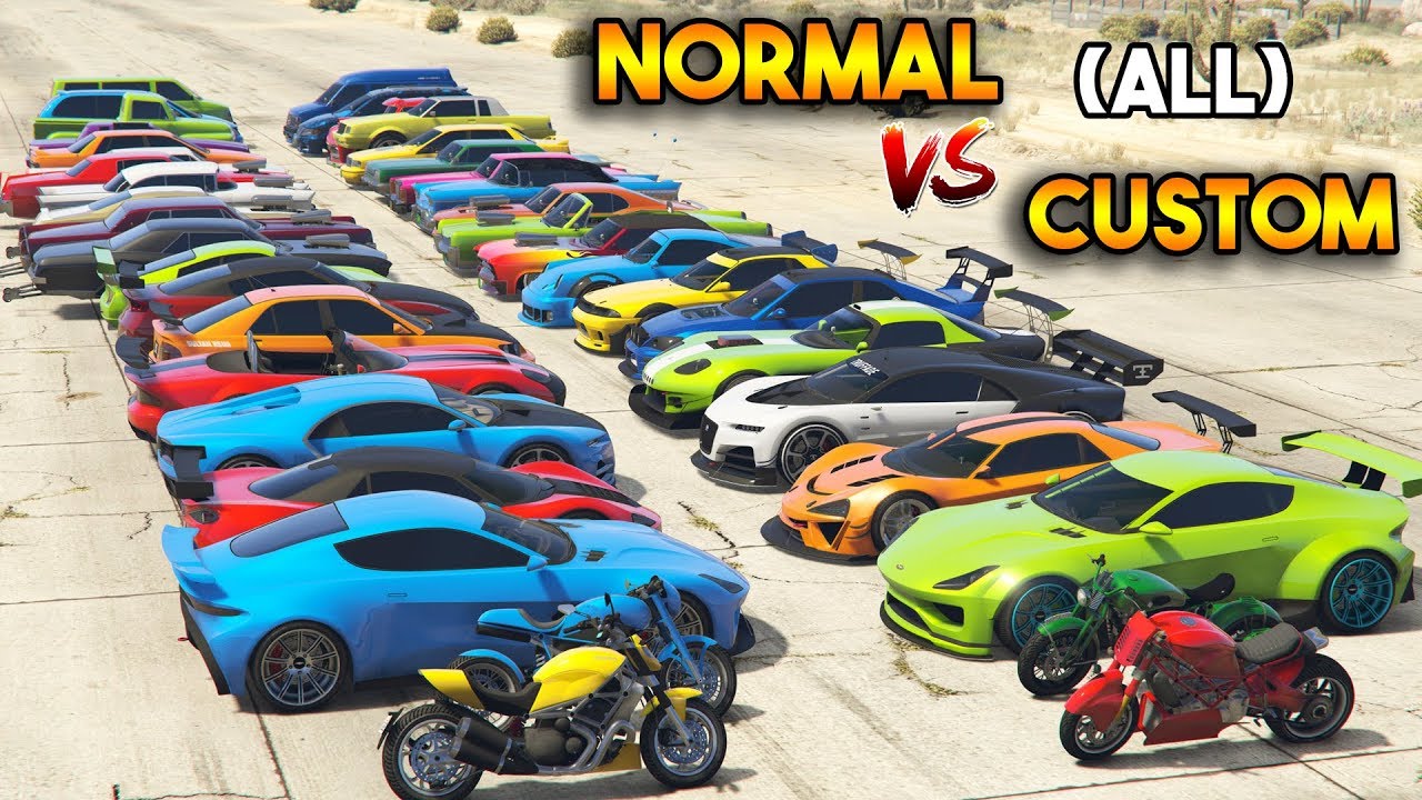 GTA 5 ONLINE : NORMAL VS BENNY'S CUSTOM ALL VEHICLES (WHICH IS BEST?)