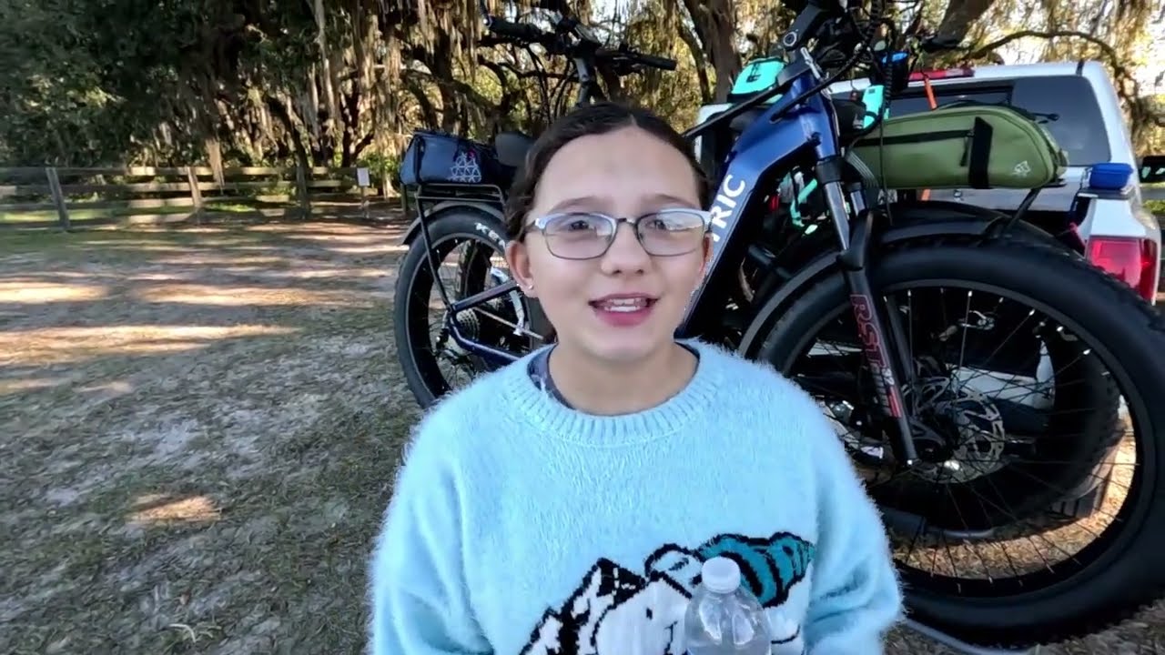Rivers First Trip with New E-Bike to Ocklawaha Prairie
