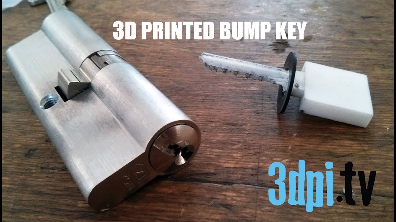 3D Printed Plastic Bump Key