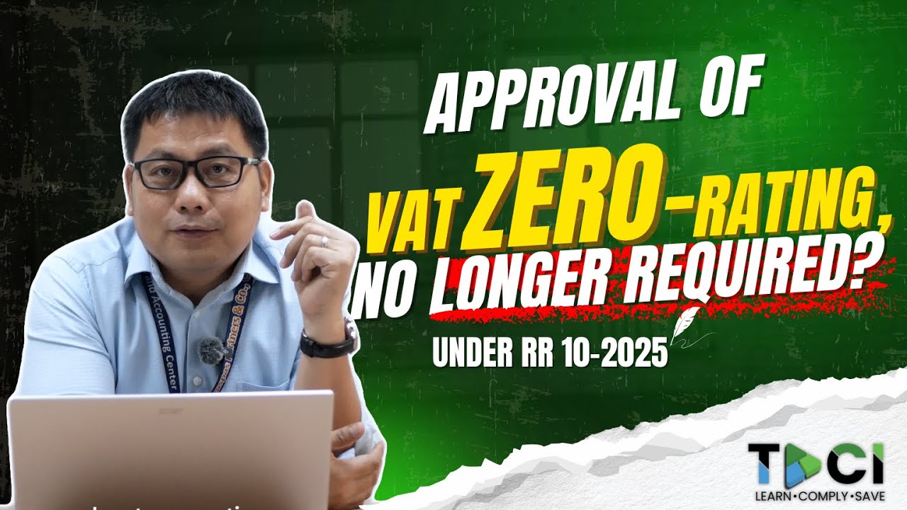 CLARIFICATION ON VAT ZERO-RATING FOR EOEs & RBEs | RR 10-2025