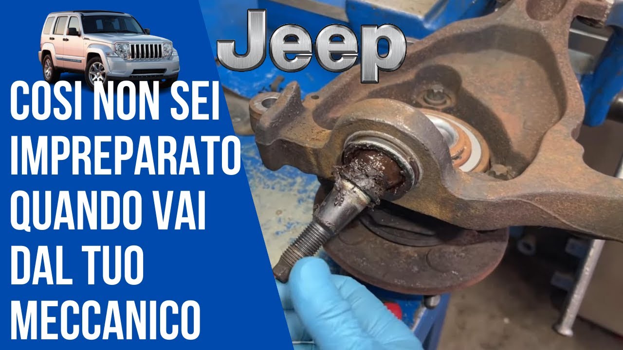 Jeep Cherokee sostituzione testina trapezio
