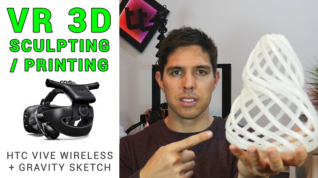 VR 3D sculpting / printing with Gravity Sketch
