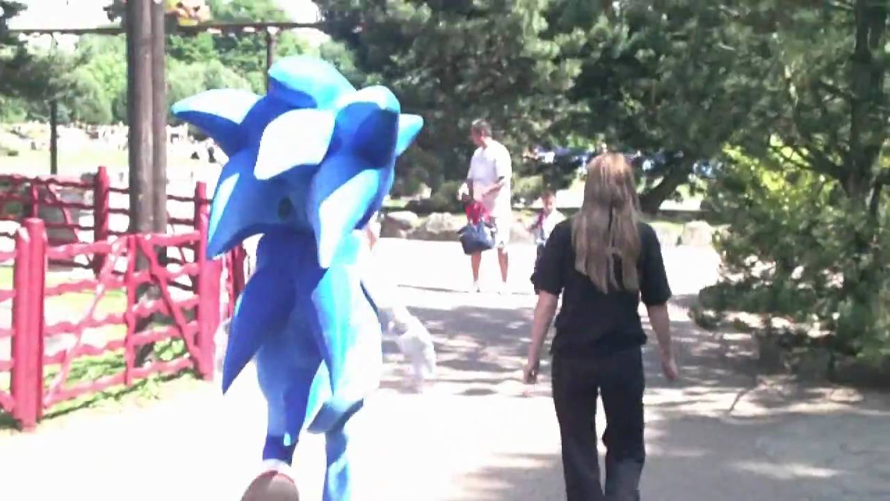 Sonic at Alton Towers & Sonic Spinball Ride