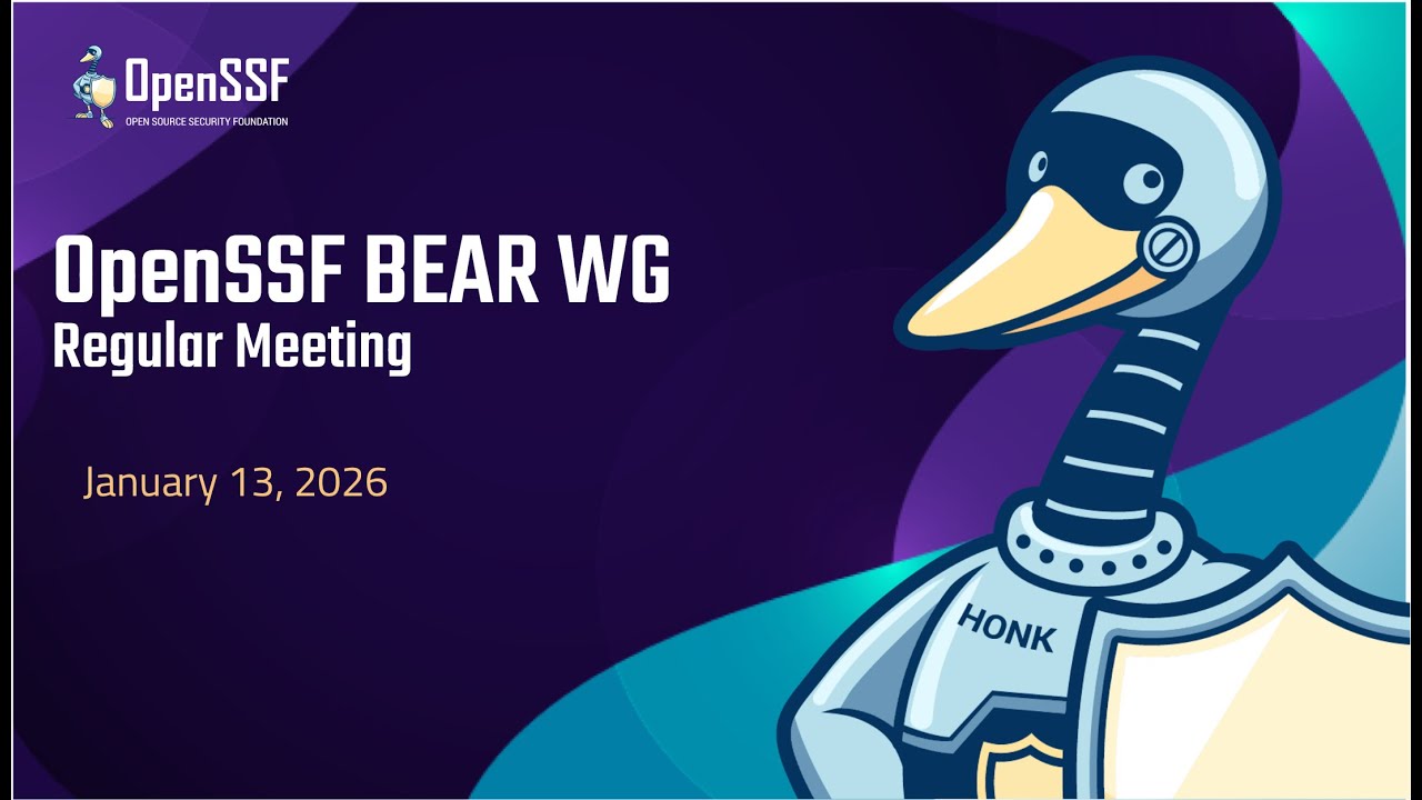 13.01.2026 Регулярное заседание рабочей группы WG-BEAR