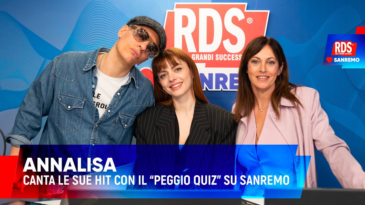Sanremo 2024: Annalisa ospite di RDS Loves Sanremo risponde alle Peggio Domande cantando le sue hit