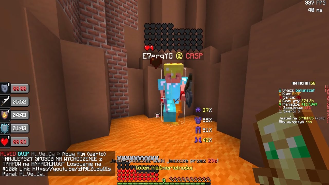 JAK @TrombaPowietrzna PADA OD NOWEGO BOSSA SPAWNA na ANARCHII.GG...