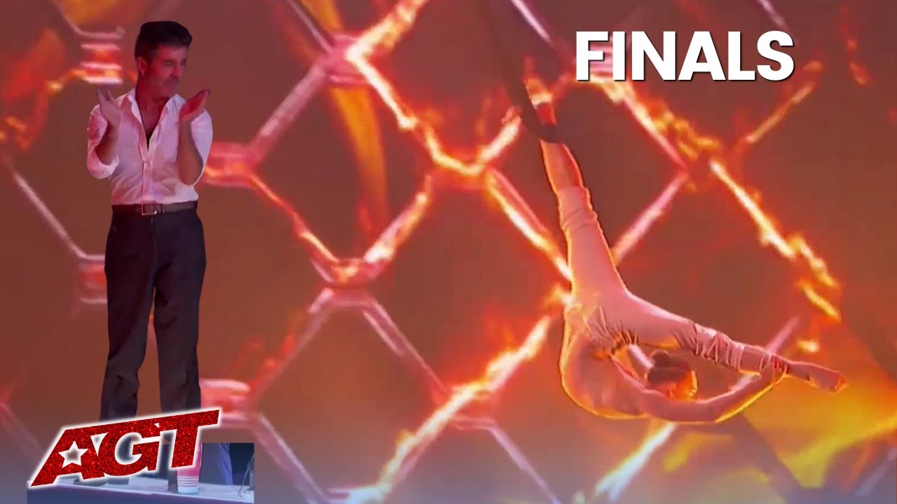 Simon Cowell STANDS ON TABLE for Aidan Bryant's AGT FINALE Performance!