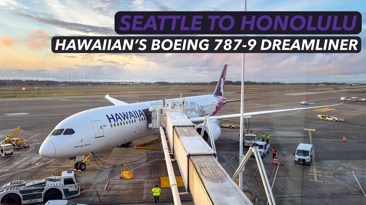 Hawaiian Airlines 787-9 Dreamliner Economy Class - Seattle to Honolulu - TRIP REPORT