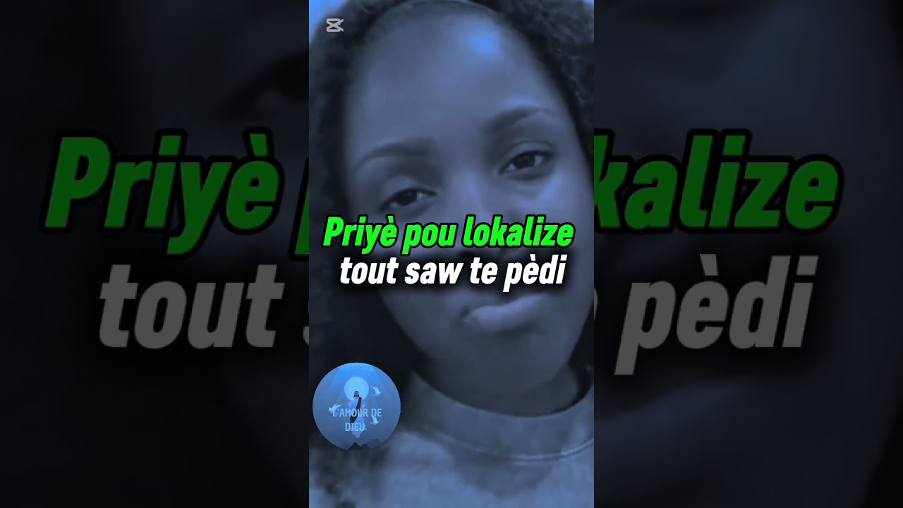 Priyè pouw lokalize tout saw te pèdi