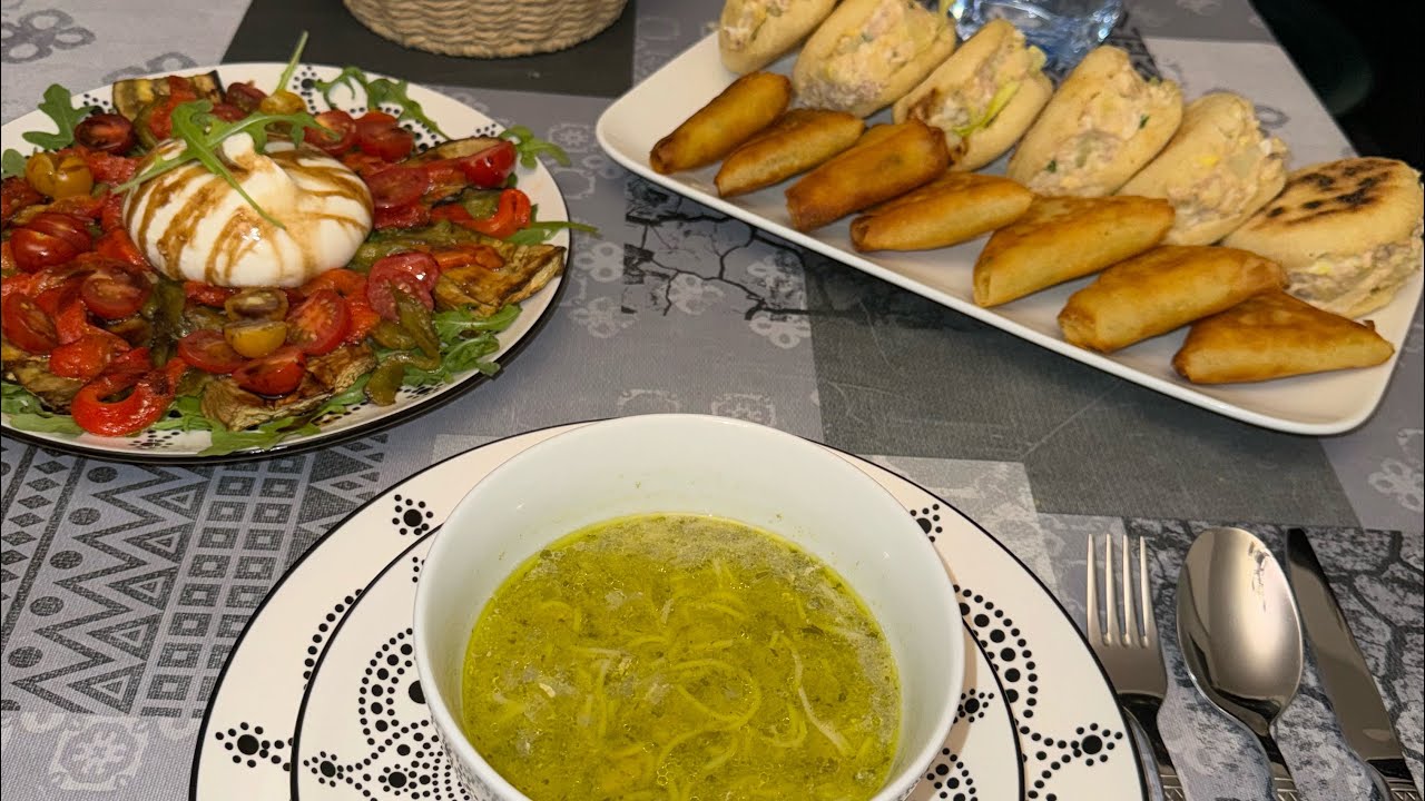 Vlog Ramadan El Iftar chourba, bourak salade et batbout 😊🌙✨