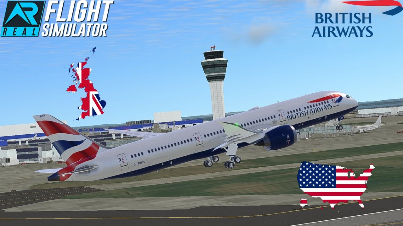 RFS - Real Flight Simulator | London (LHR) to Baltimore (BWI) | British Airways