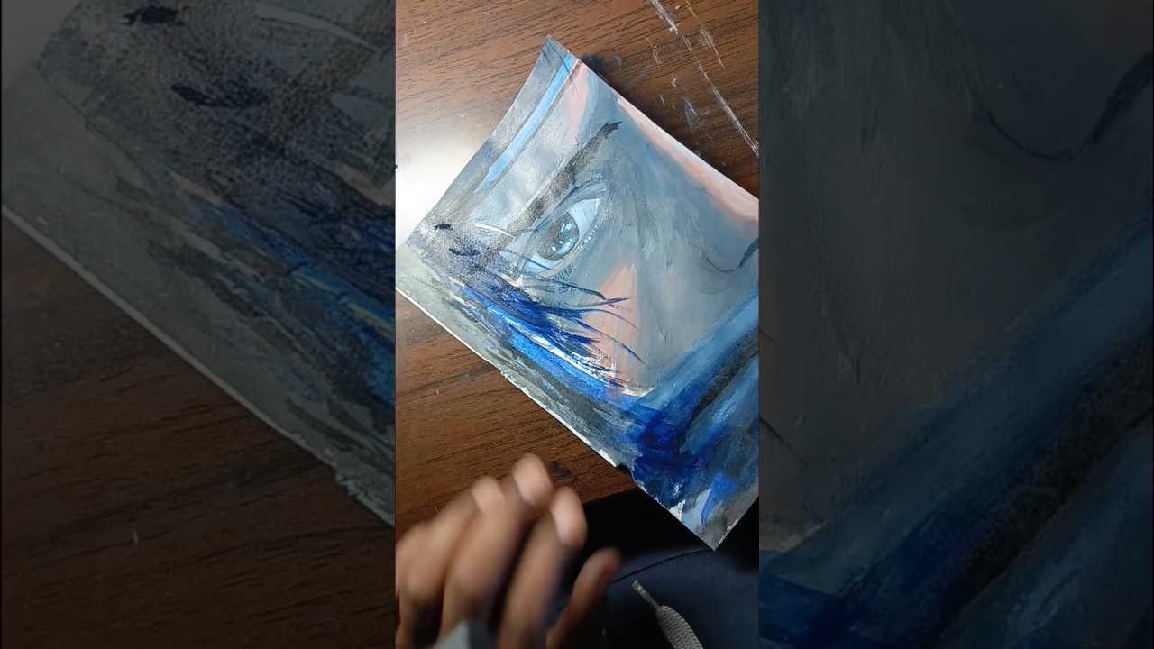 how to draw blue anime character  |not realistic anime character