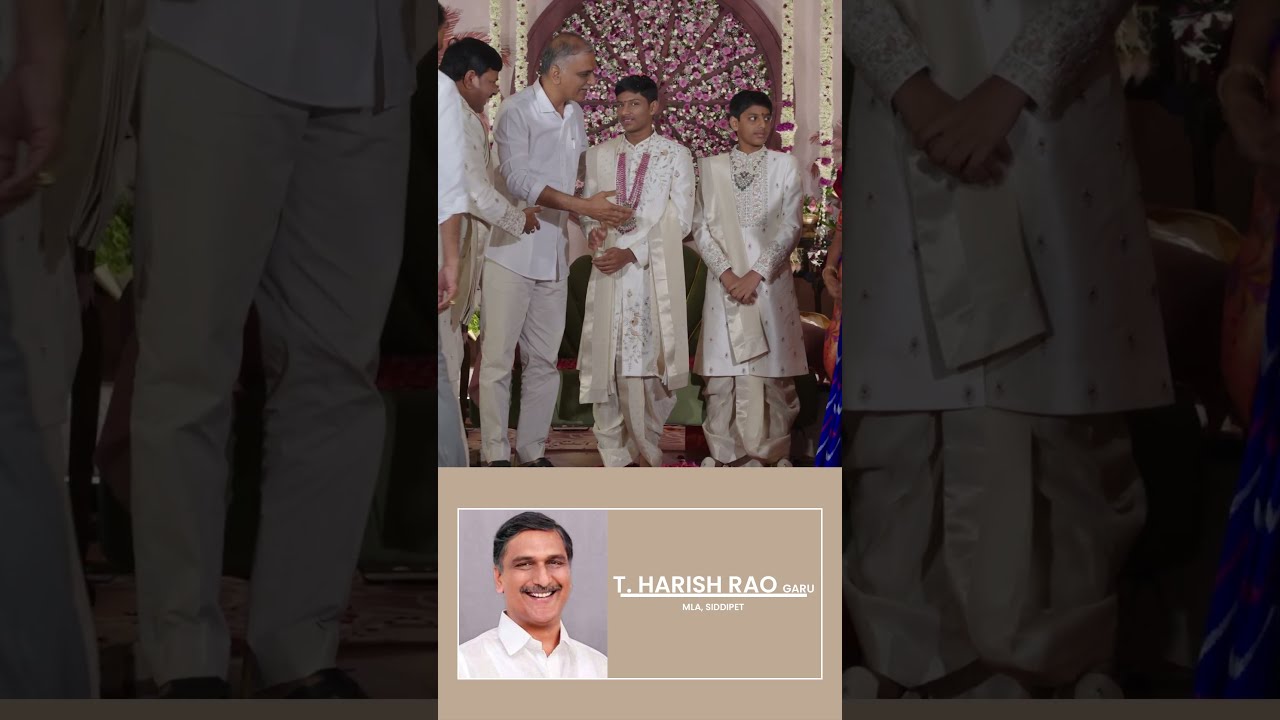 Harish Rao At Mahaa Group CMD Marella Vamsi Krishna's Elder Son Chanakya's Dothi Ceramony | Mahaa