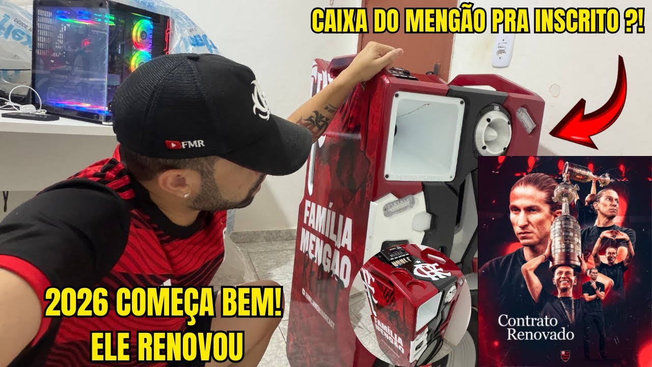 2026 JÁ VAI COMEÇAR BEM! ELE RENOVOU | CAIXA DO MENGÃO PRA UM INSCRITO?!
