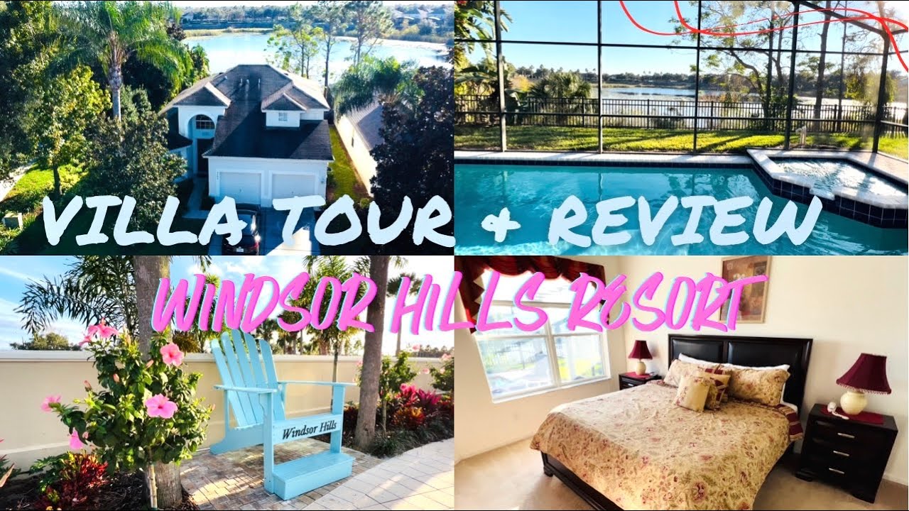 5 MINUTES FROM DISNEY WORLD- Windsor Hills Resort 5 Bedroom Villa Tour & Review- Orlando Florida🇺🇸