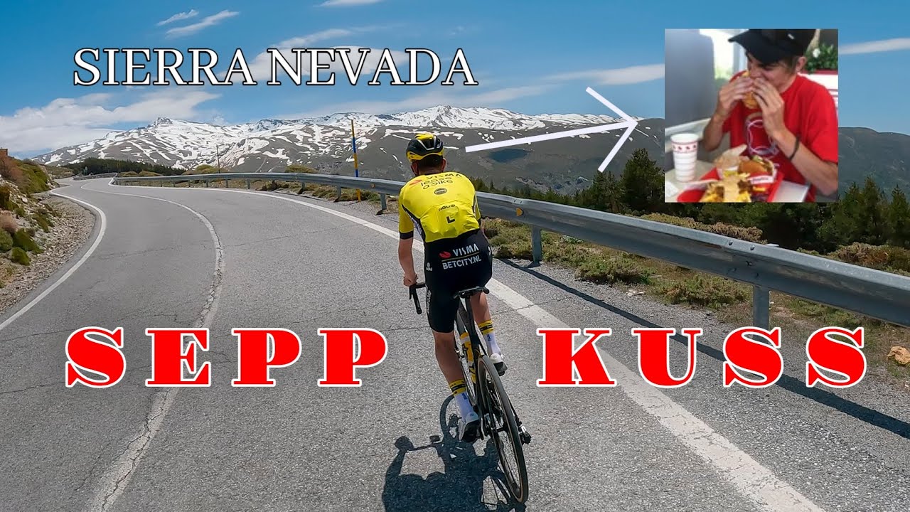 TEAM VISMA LEASE A BIKE entrenando en SIERRA NEVADA