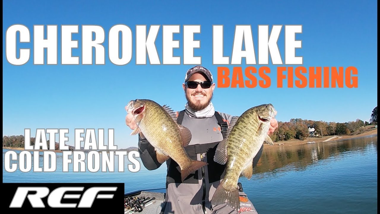 CHEROKEE LAKE: Late Fall Cold Front Bass Fishing