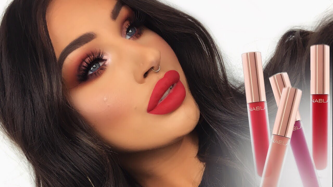 Soft Smokey Romantic Valentines Makeup | Four Lip Color Looks