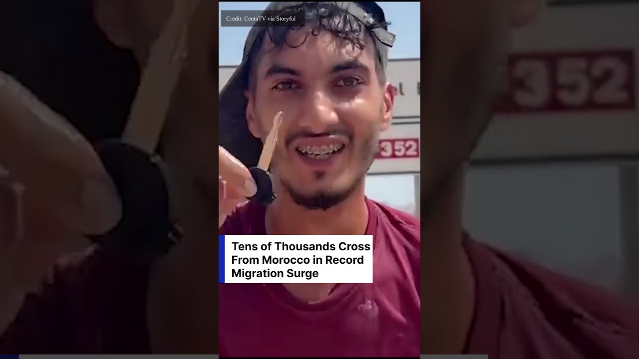 Shocking Scenes: Thousands Flood Into Spain's Ceuta as Europe's Border Crisis Explodes | OM1G