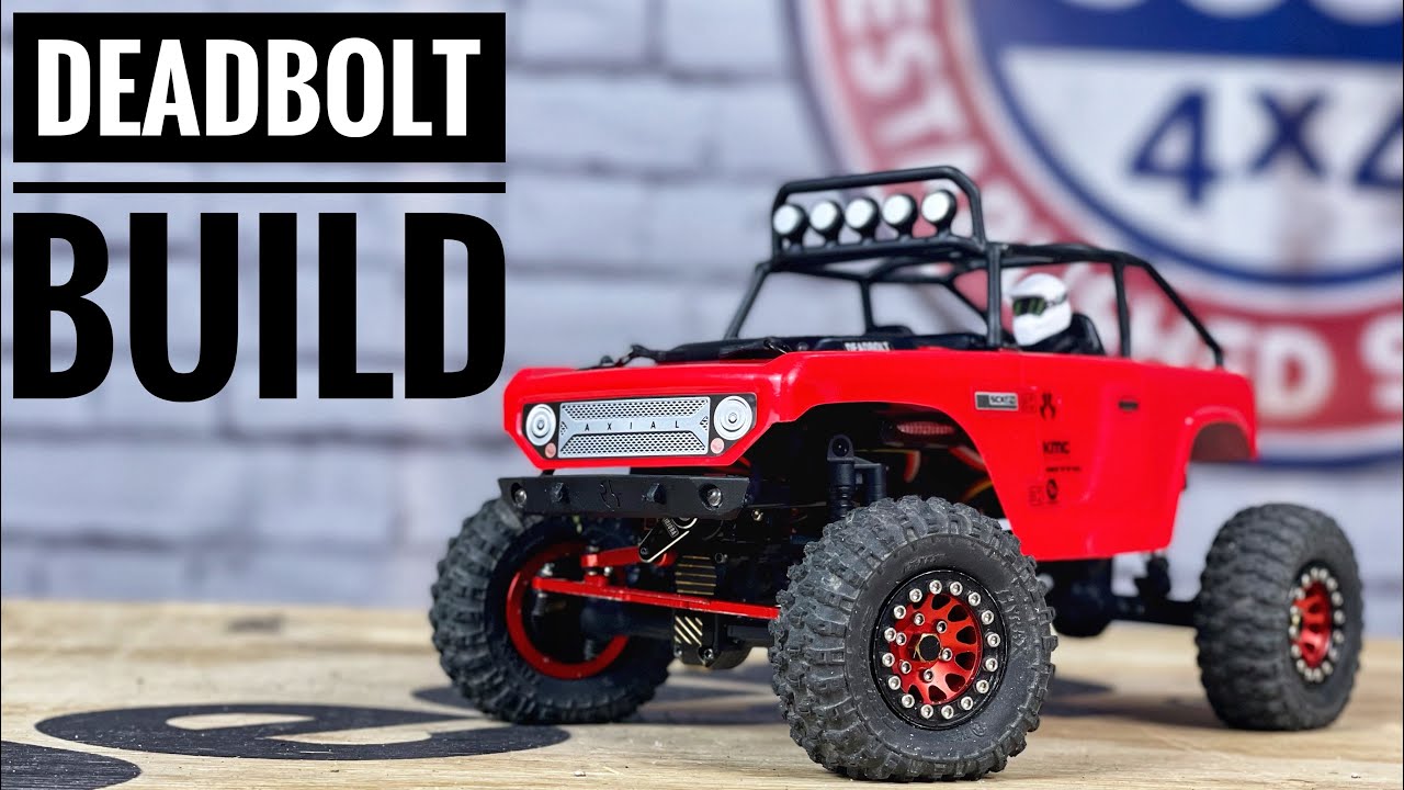 SCX24 Deadbolt COMP BUILD Part 1 - New Motor, Chassis Mods, & More
