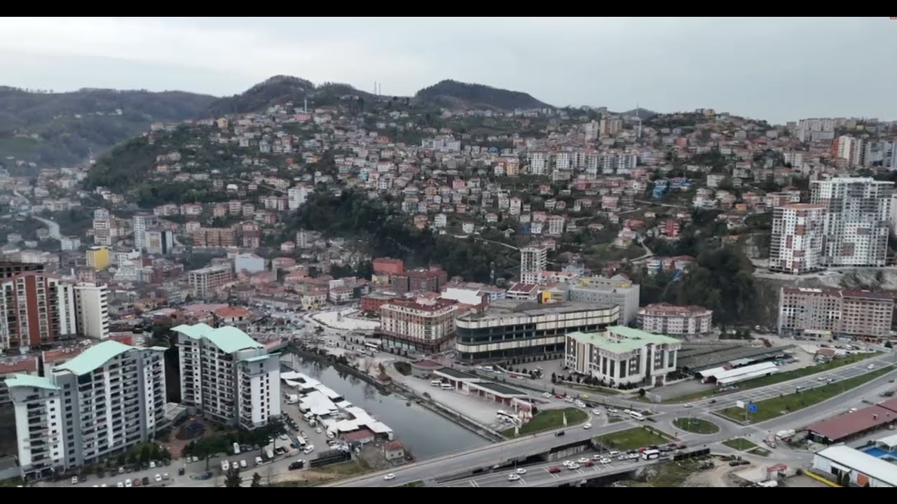 Zonguldak Kozlu Sahili dron ile görüntüler
