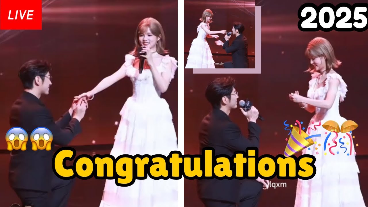 Yu Long Proposes To Yang Mei Mei On Stage Fans Are Shocked 😱😱.