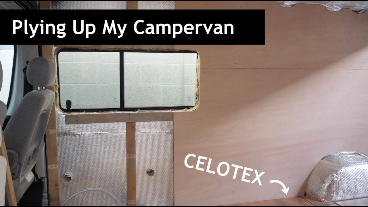 CELOTEX Insulation In And Plywood Fitted! Cosy Campervan