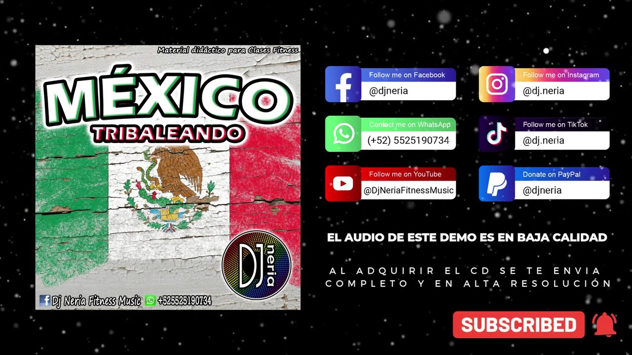 Demo Cd México Tribaleando - Dj Neria (Música #Step #Hilow #Trampolin #Cardio #Jump) 155 BPM - 60MIN