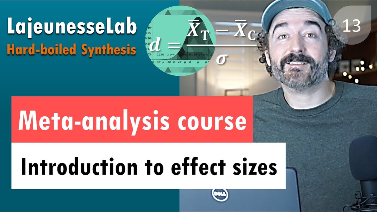 Lecture 13 - introduction to effect sizes for meta-analysis | Hard-Boiled Synthesis (Fall 2020)