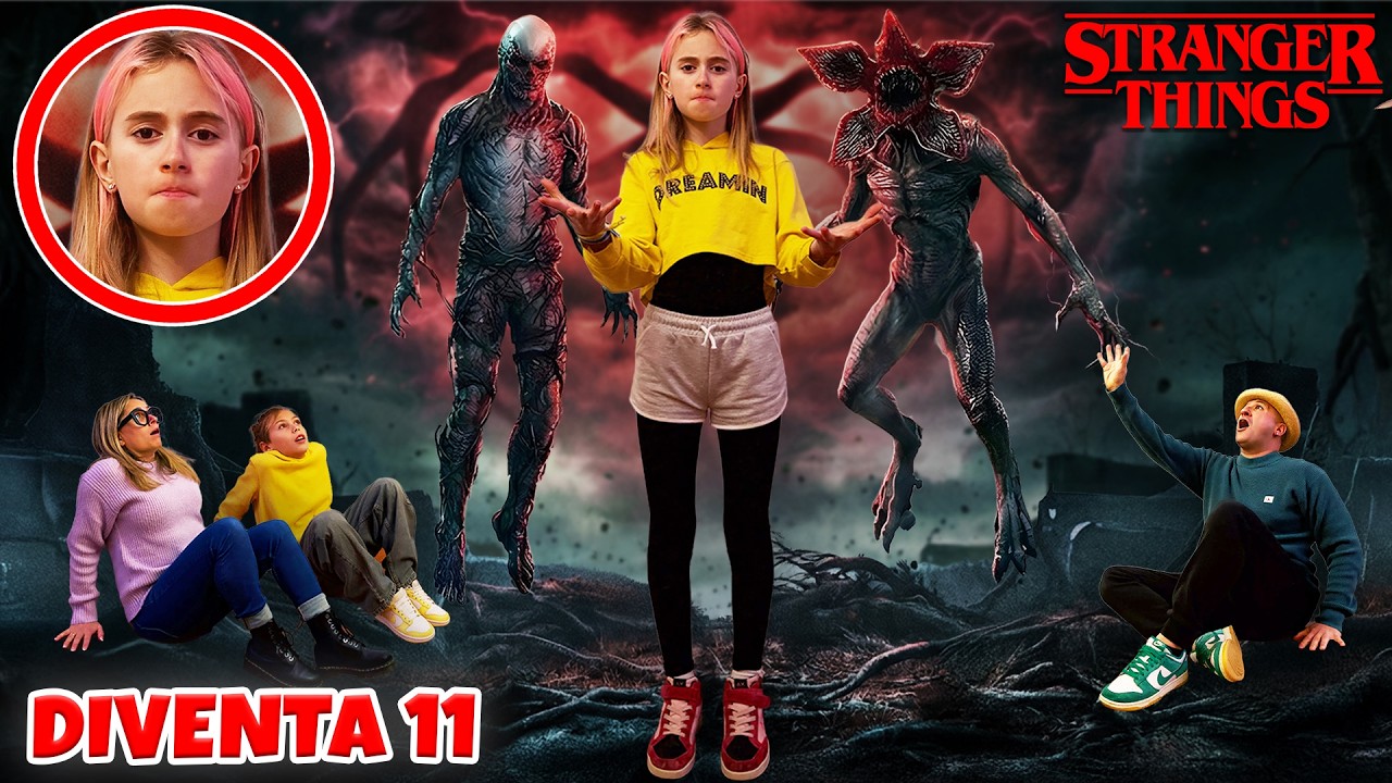 GIORGIA DIVENTA UNDICI DI STRANGER THINGS E AFFRONTA VECNA NEL SOTTOSOPRA!