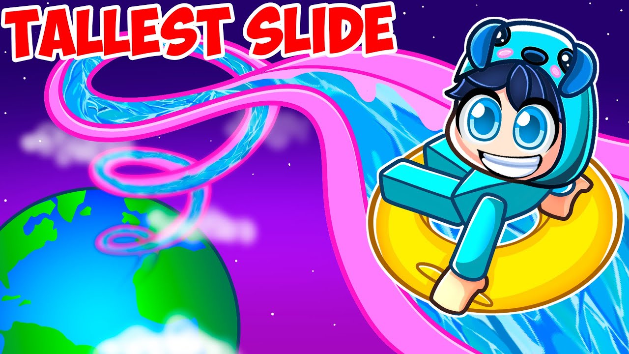 Surviving the TALLEST SLIDES in Roblox!