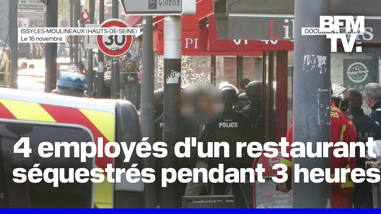 Prise d'otage à Issy-les-Moulineaux: les victimes libérées, l'auteur placé en garde à vue