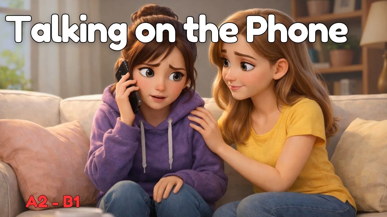 Talking on the Phone in English  | Real-Life Dialogue with Emotions | Slow English