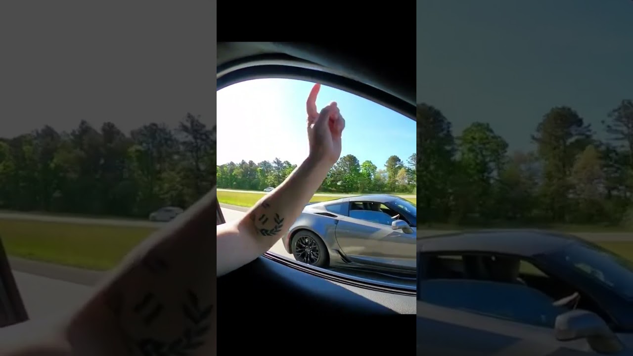 Trackhawk vs C7zo6 corvette roll race!!