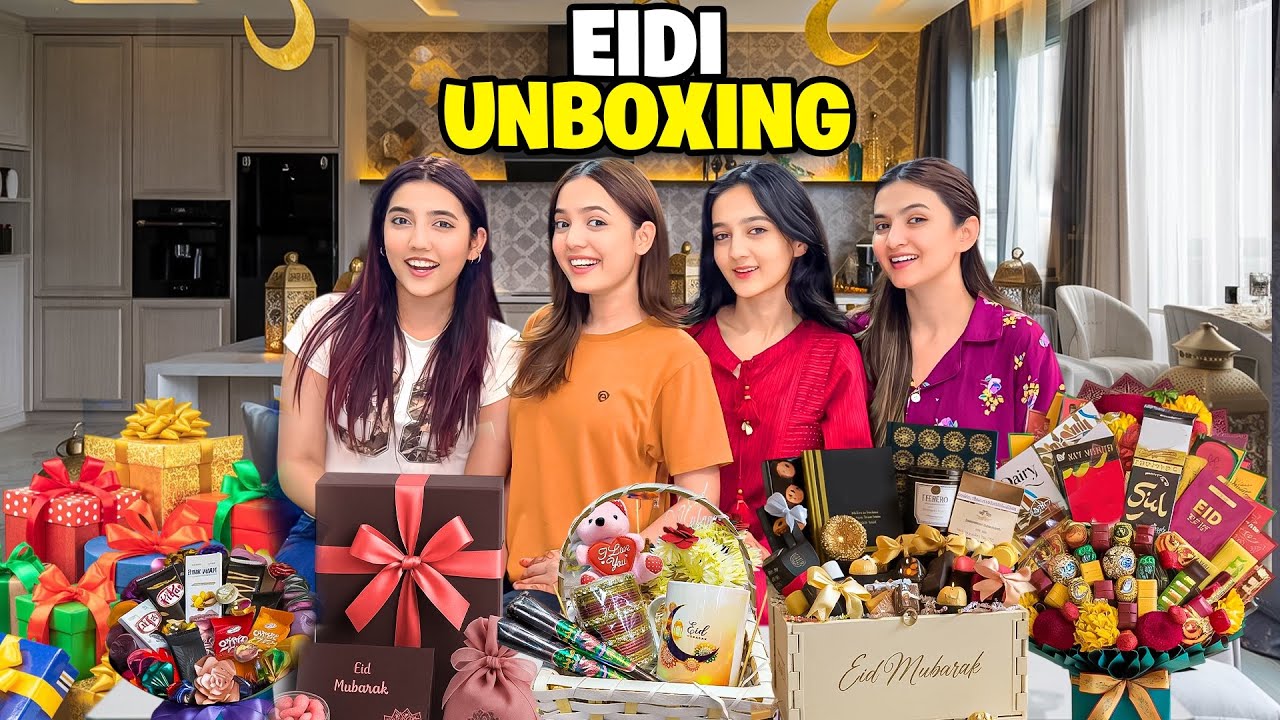 Eid Gifts Ki Unboxing😍🎁|Zainab Ka Birthday Surprise🥳|Relatives Ny Kitni Eidi Di?🤑|Sistrology