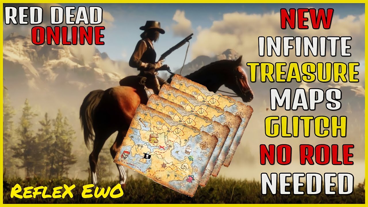 NEW INFINITE TREASURE MAPS GLITCH IN RED DEAD ONLINE! *NO ROLE NEEDED * #RDR2Online