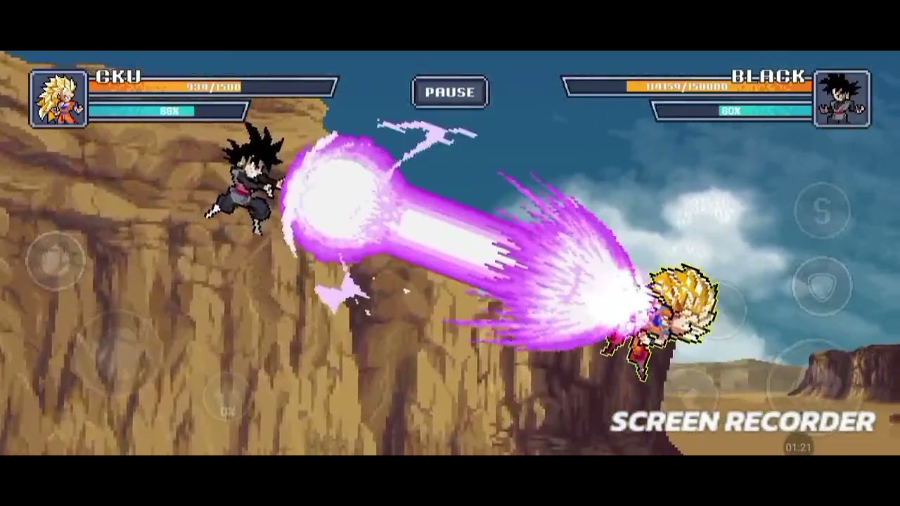 Goku sj3 vs black 
