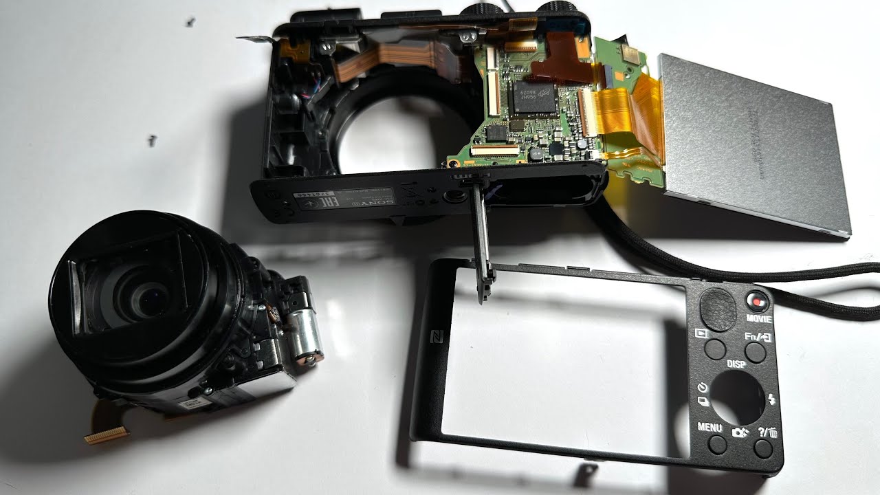 Sony CyberShot DSC-HX60 lens removal