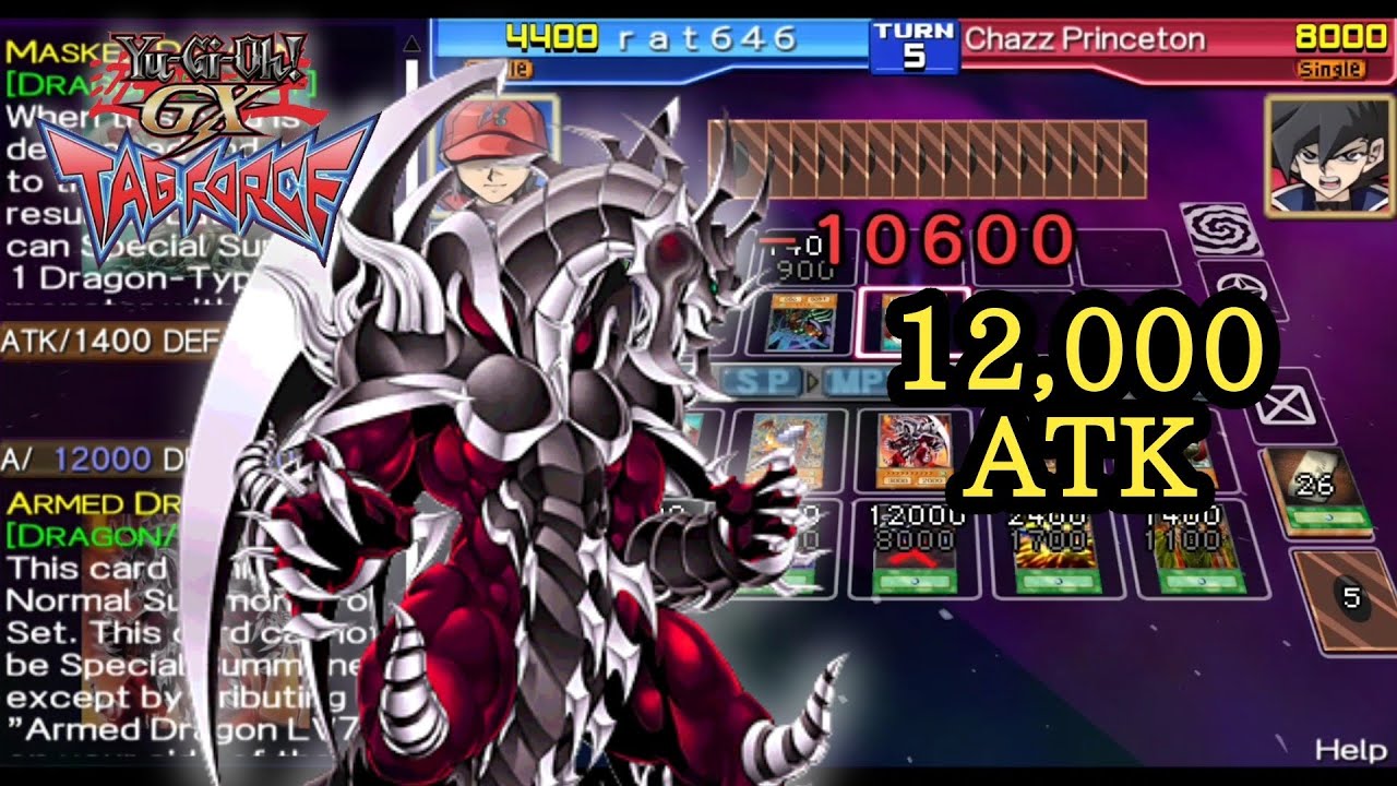 Armed Dragon vs. Chazz Princeton [ Yugioh GX Tag Force 1 ]