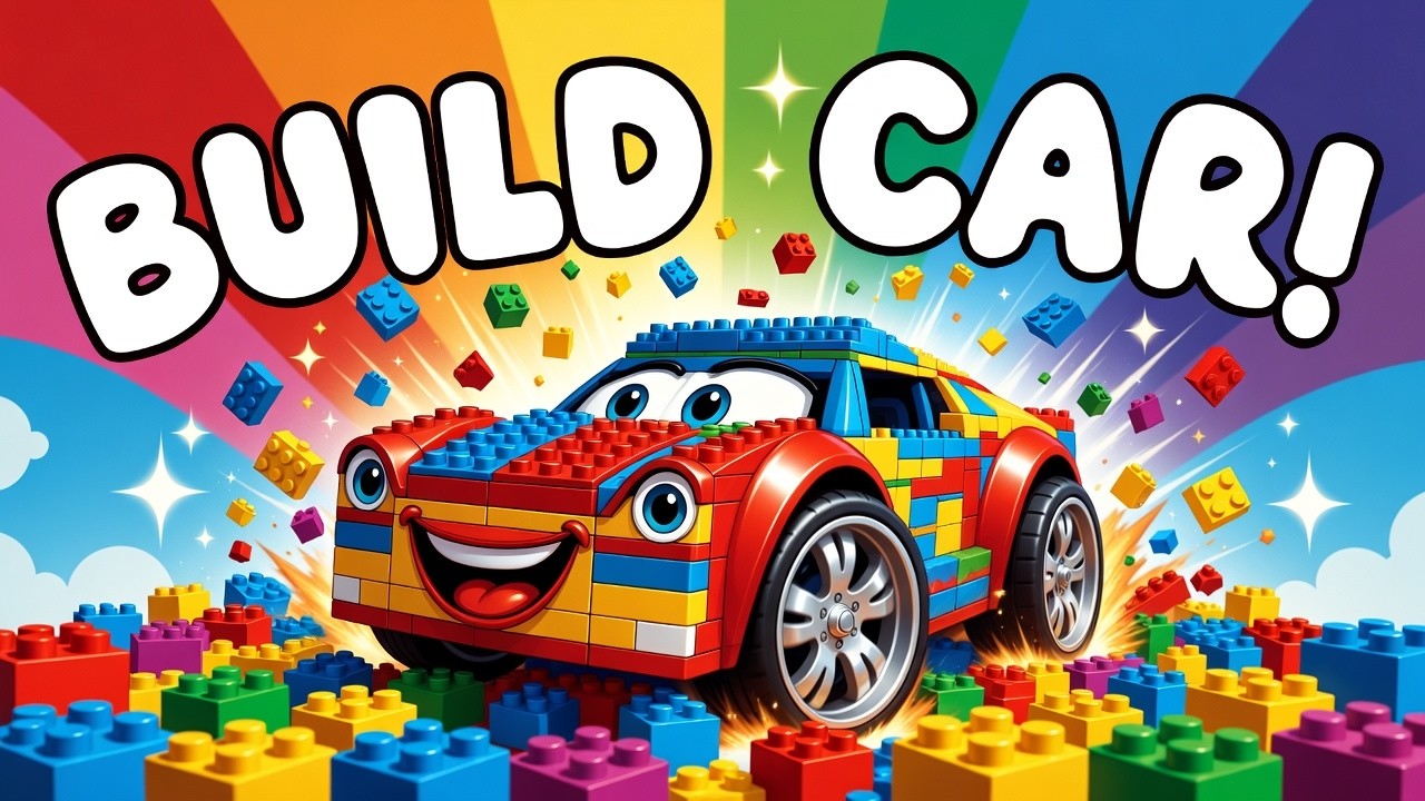Build the Car , Fun Constructor Song for Kids!