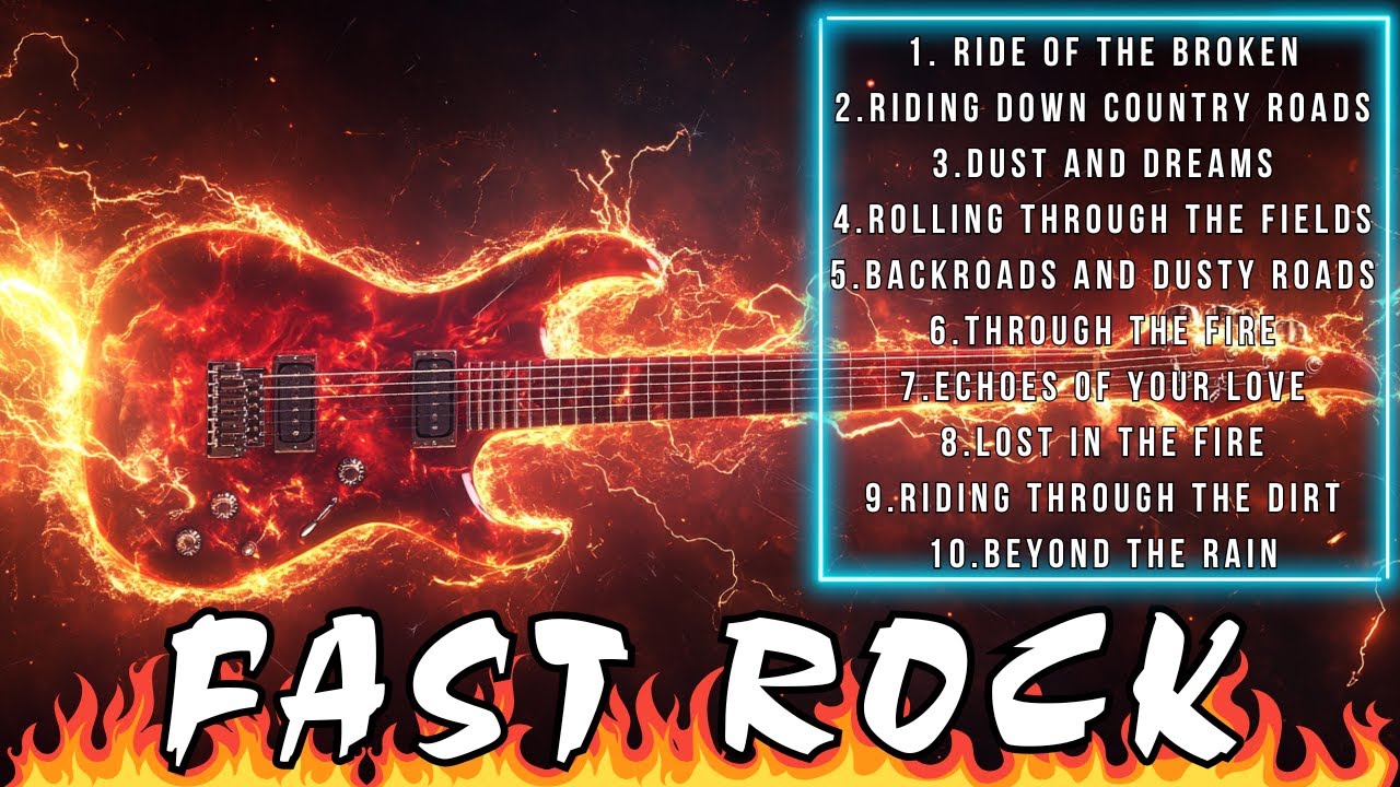 LEGENDARY FAST ROCK ANTHEMS | The Greatest High-Speed Rock Songs for Nonstop Adrenaline Rush!