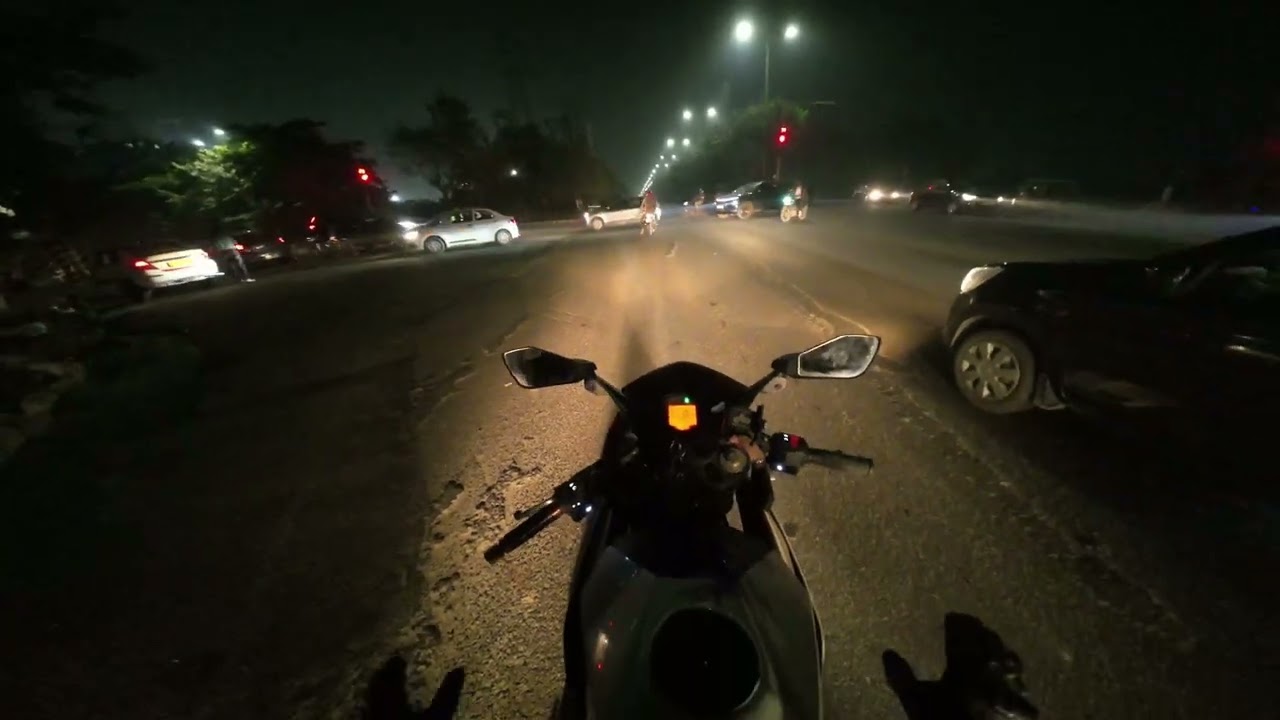 DJI Action 2 Low Light Test | MotoVlogging in Challenging Night Conditions