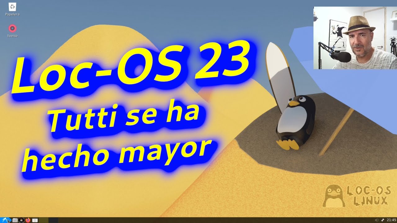 Así se instala y así es, Loc-OS 23. Esta Cada vez mas madura. Para cualquier uso que se te antoje.