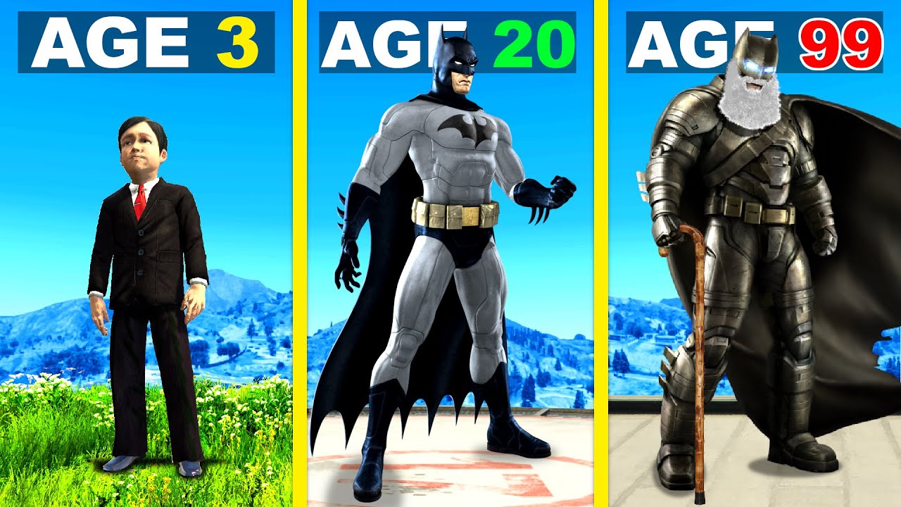 Surviving 99 YEARS As BATMAN In GTA 5 ...
