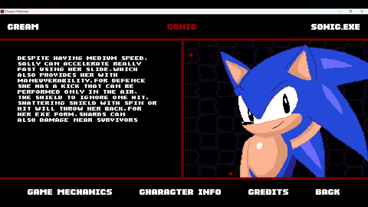 Sonic.exe the disaster 2d remake sonic mod (New version) by 