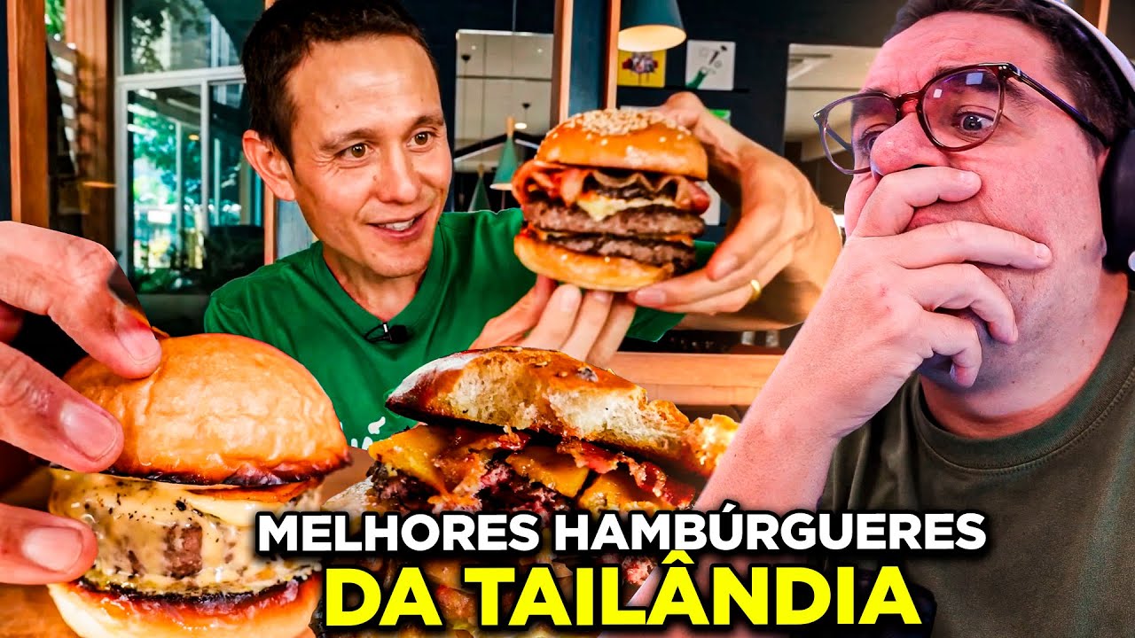 RIC REAGE ao TOP 10 HAMBÚRGUERES DA TAILÂNDIA