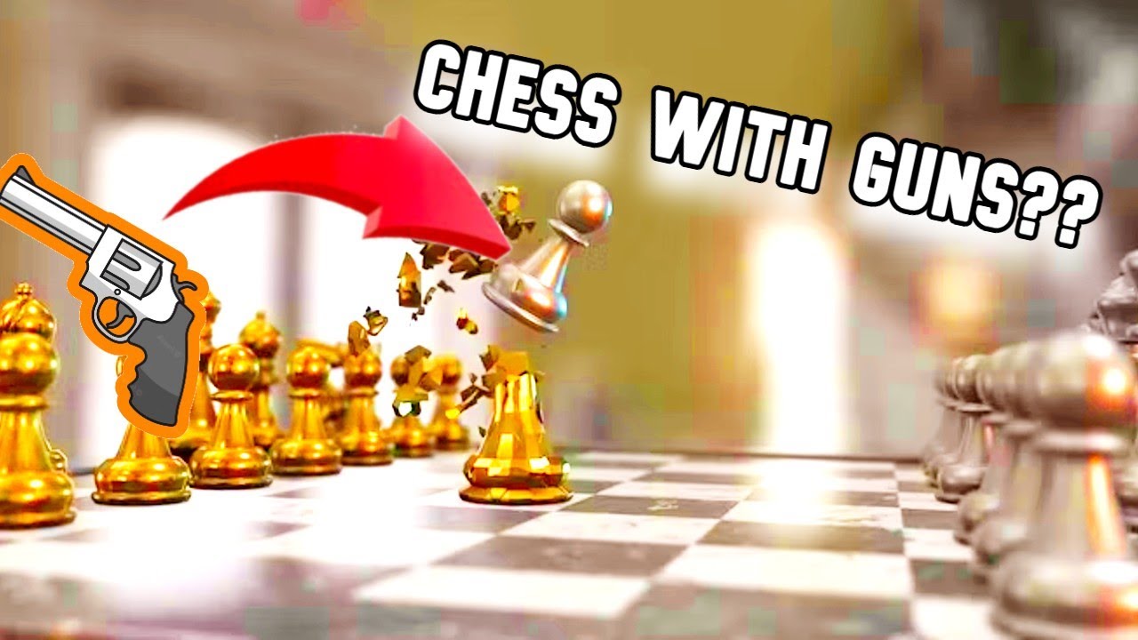 We gave chess pieces weapons and this happened!! With @goatable100