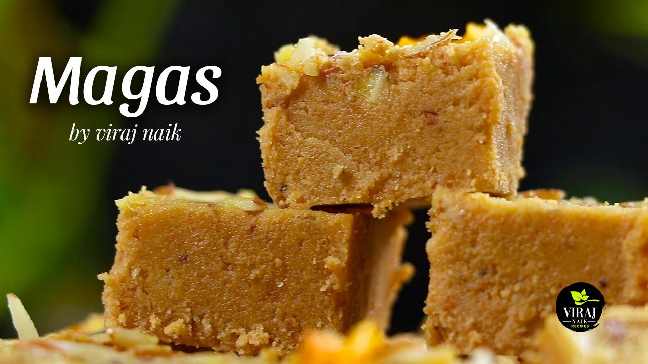 MAGAS RECIPE | Traditional Besan Burfi recipe in Hindi | Gujarati Magas Recipe