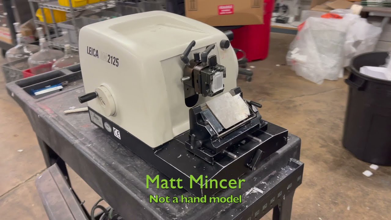 The case of the locked microtome!